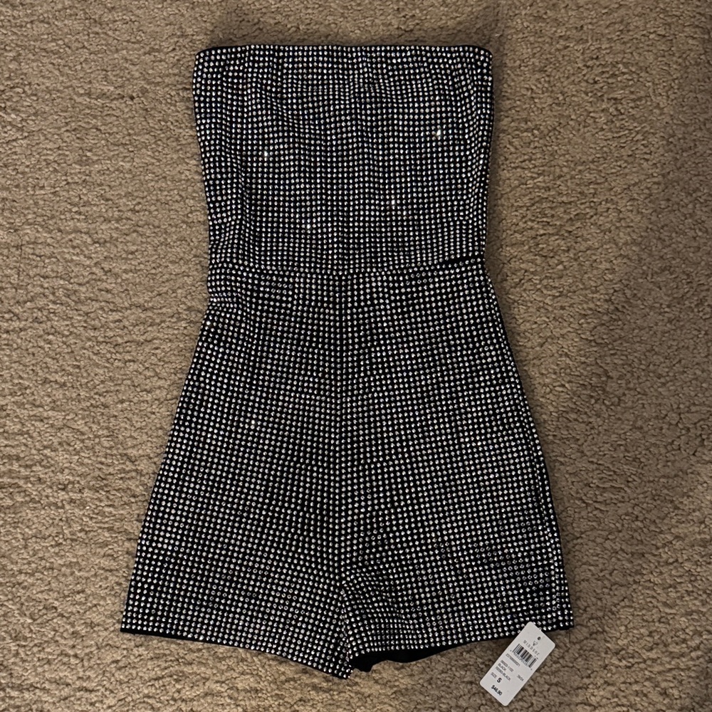 Windsor Black and Silver Studded Top